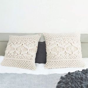 Urban Outfitters 2pcs Throw Pillow Cover Macrame